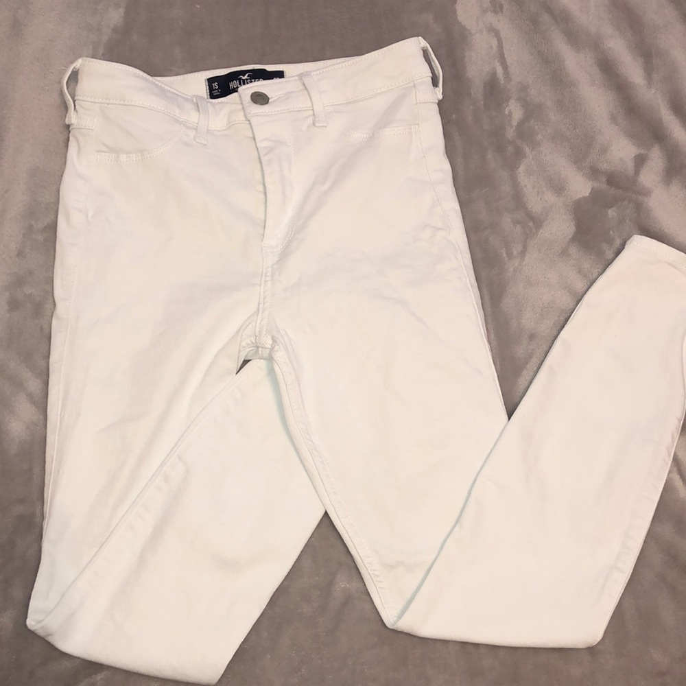 White Hollister Skinny Jeans